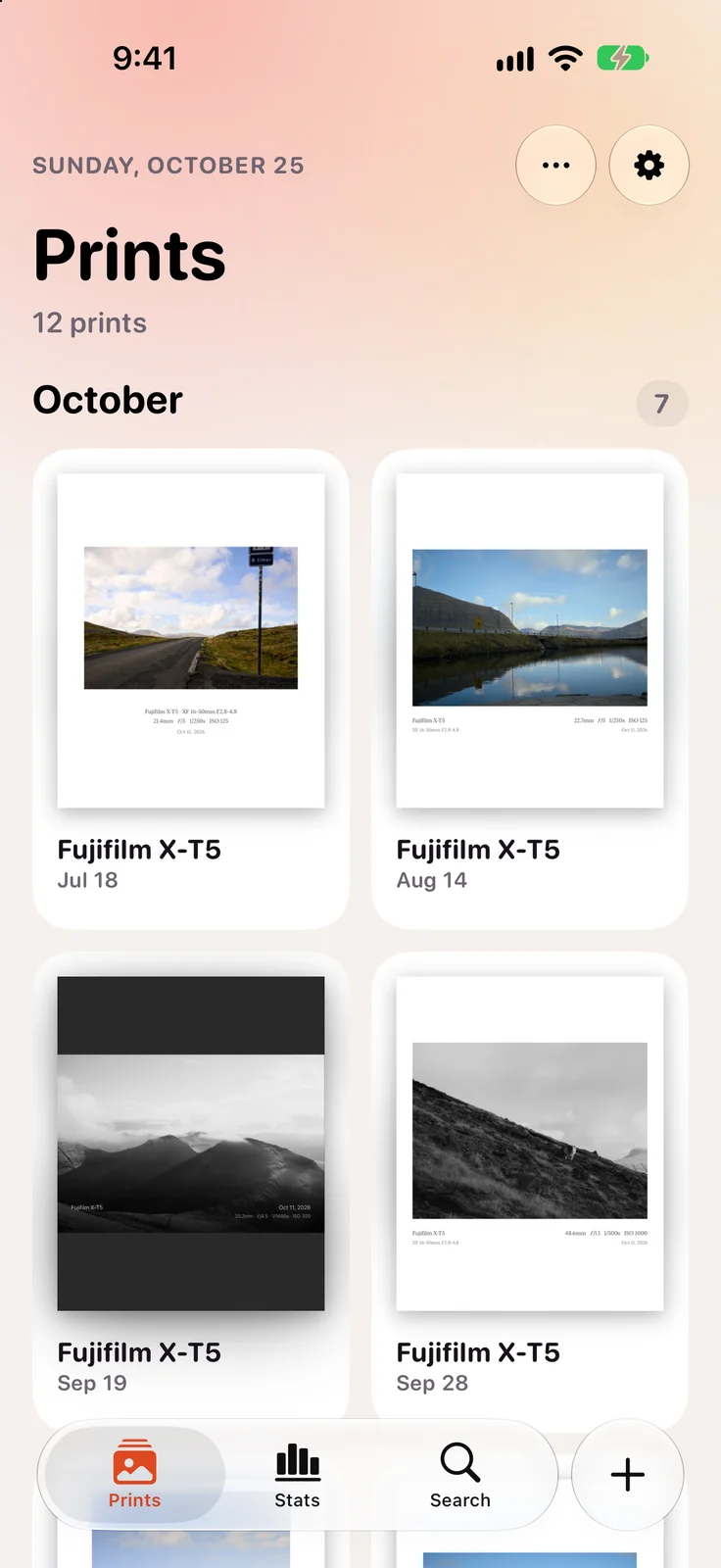 A collection of framed prints in Matte