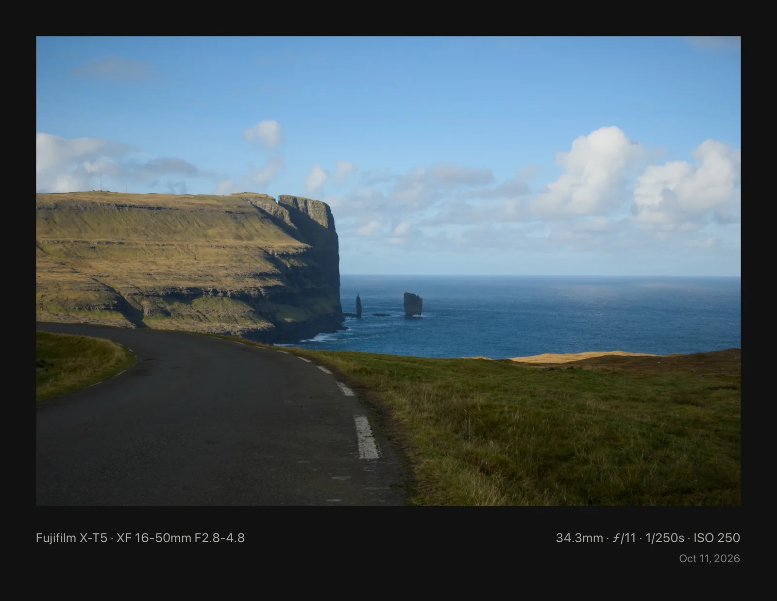 A coastal road framed in Black Mount